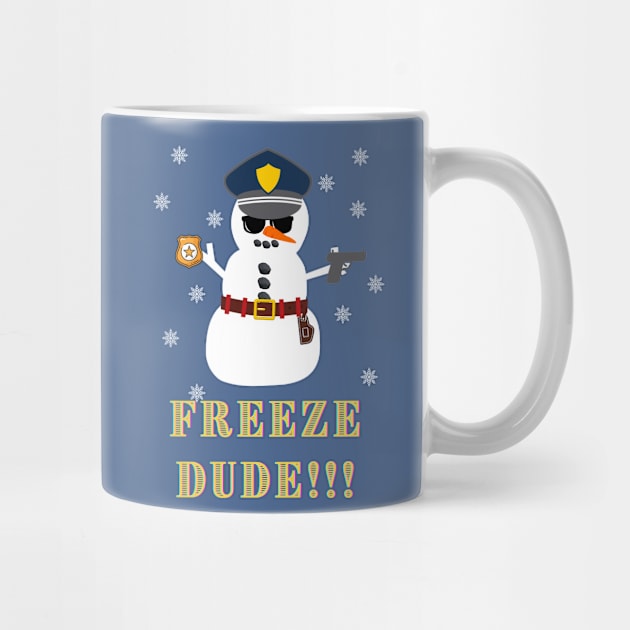 Funny Christmas Gift For Police Officer by DorothyPaw